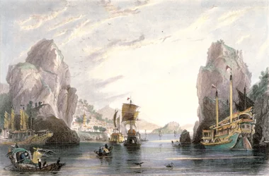 El Shi-Mun, o Puertas de Roca, c.1850